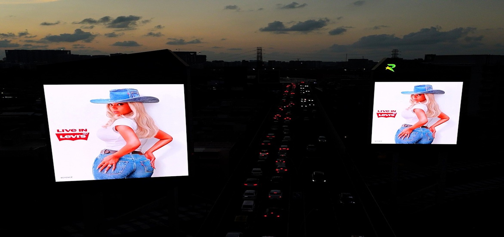 RoshanSpace Digital Billboard - Levi's Campaign